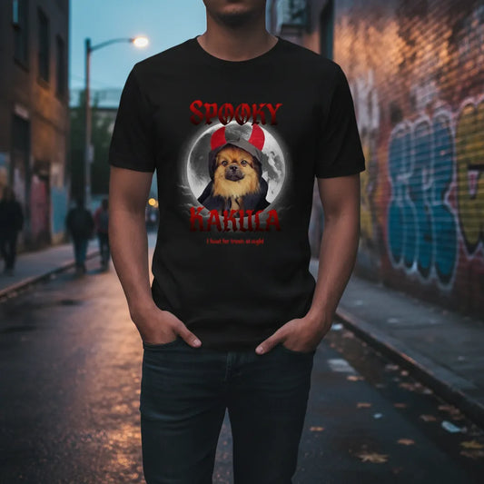 Custom Spooky T-Shirt - Photo & Name