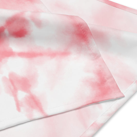 Pink Tie-dye Bandana