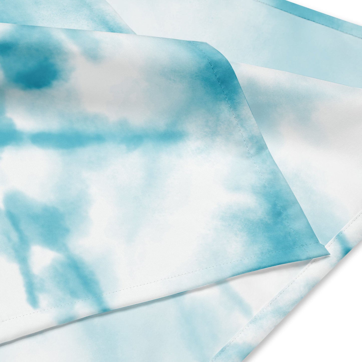 Blue Tie-dye Bandana