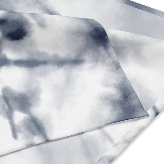 Grey Tie-dye Bandana