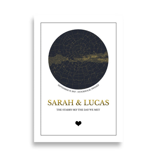 Custom Star Map Poster