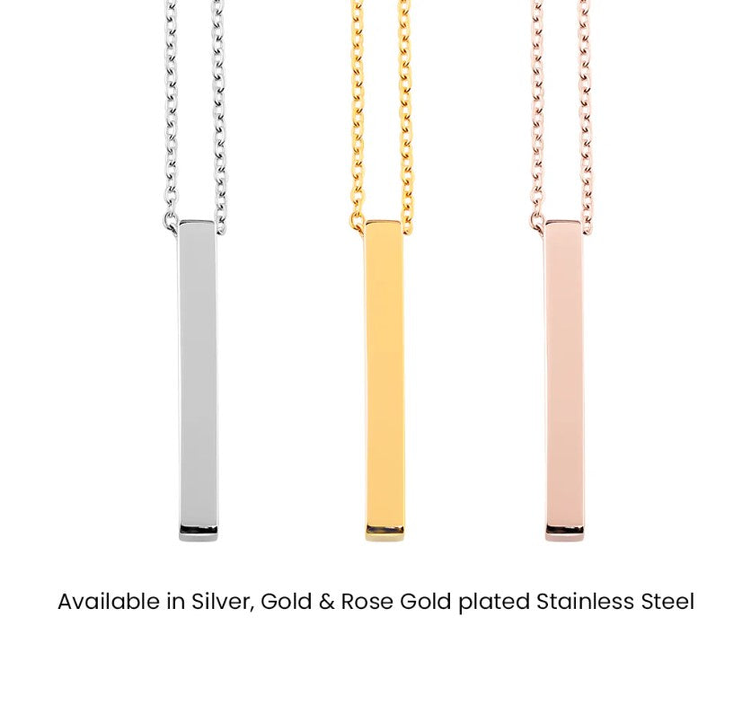 Pet Name & Paw Necklace