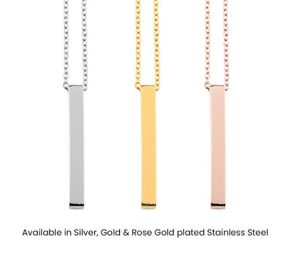 Pet Name & Paw Necklace