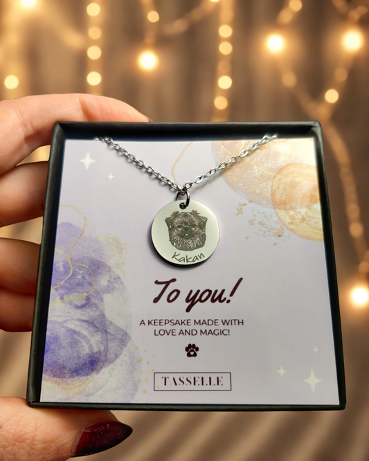 Pet Portrait Necklace
