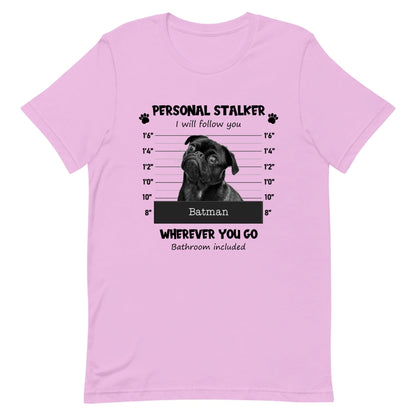 Custom Personal Stalker T-Shirt - Photo & Name