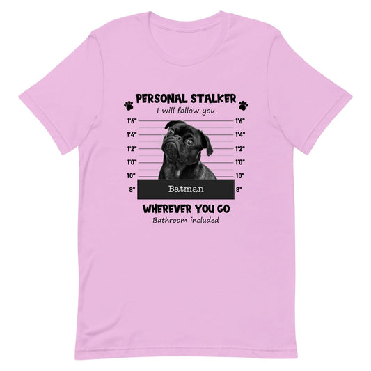Custom Personal Stalker T-Shirt - Photo & Name