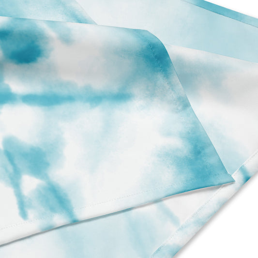 Blue Tie-dye Bandana