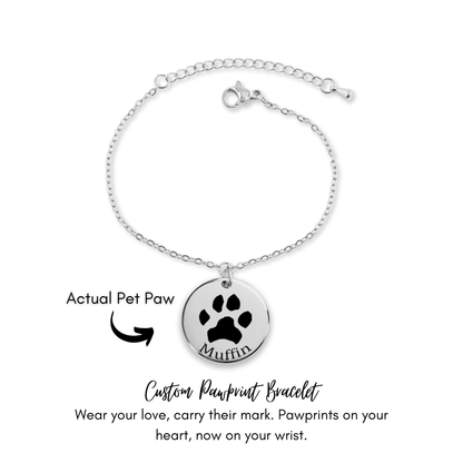Custom Pawprint Bracelet