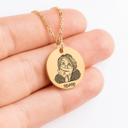 Portrait Pendant Necklace