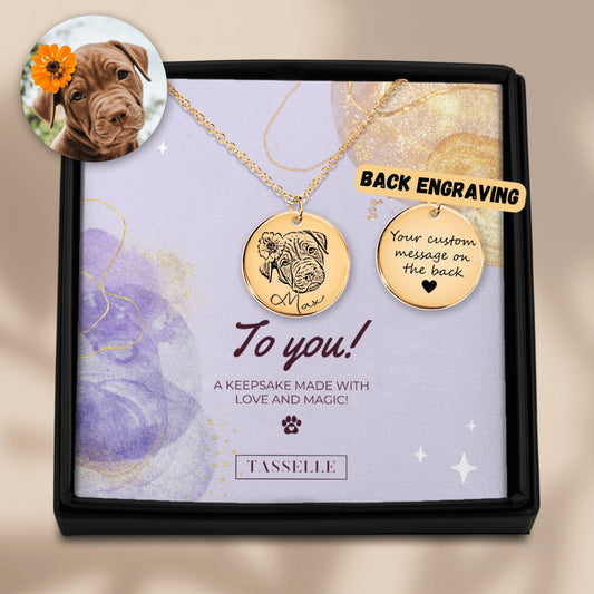 Pet Portrait Necklace