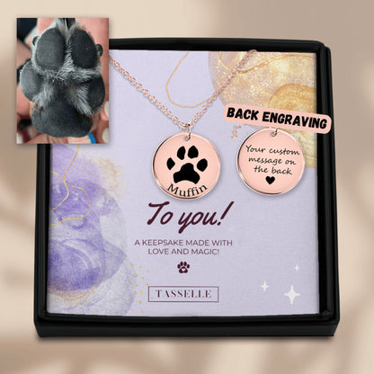 Paw Print Necklace