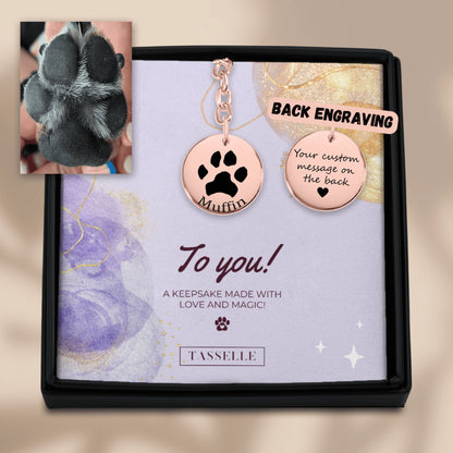 Pawprint Keychain