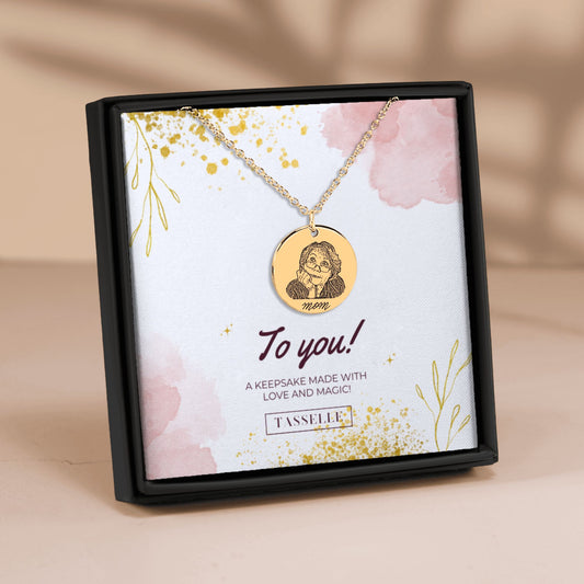 Portrait Pendant Necklace